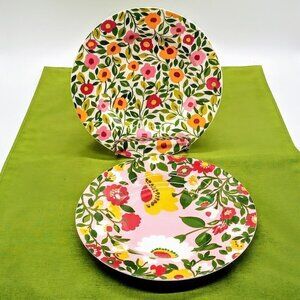 Spode Emma's Garland Kim Parker Home Floral Ceramic Plates